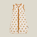 0-24 Months Baby Sleeping Bag Summer Thin Layer Sleep Sacks 0.5Tog One-Piece Sleepwear Beige Wheat Printed Anti-Kick Blanket