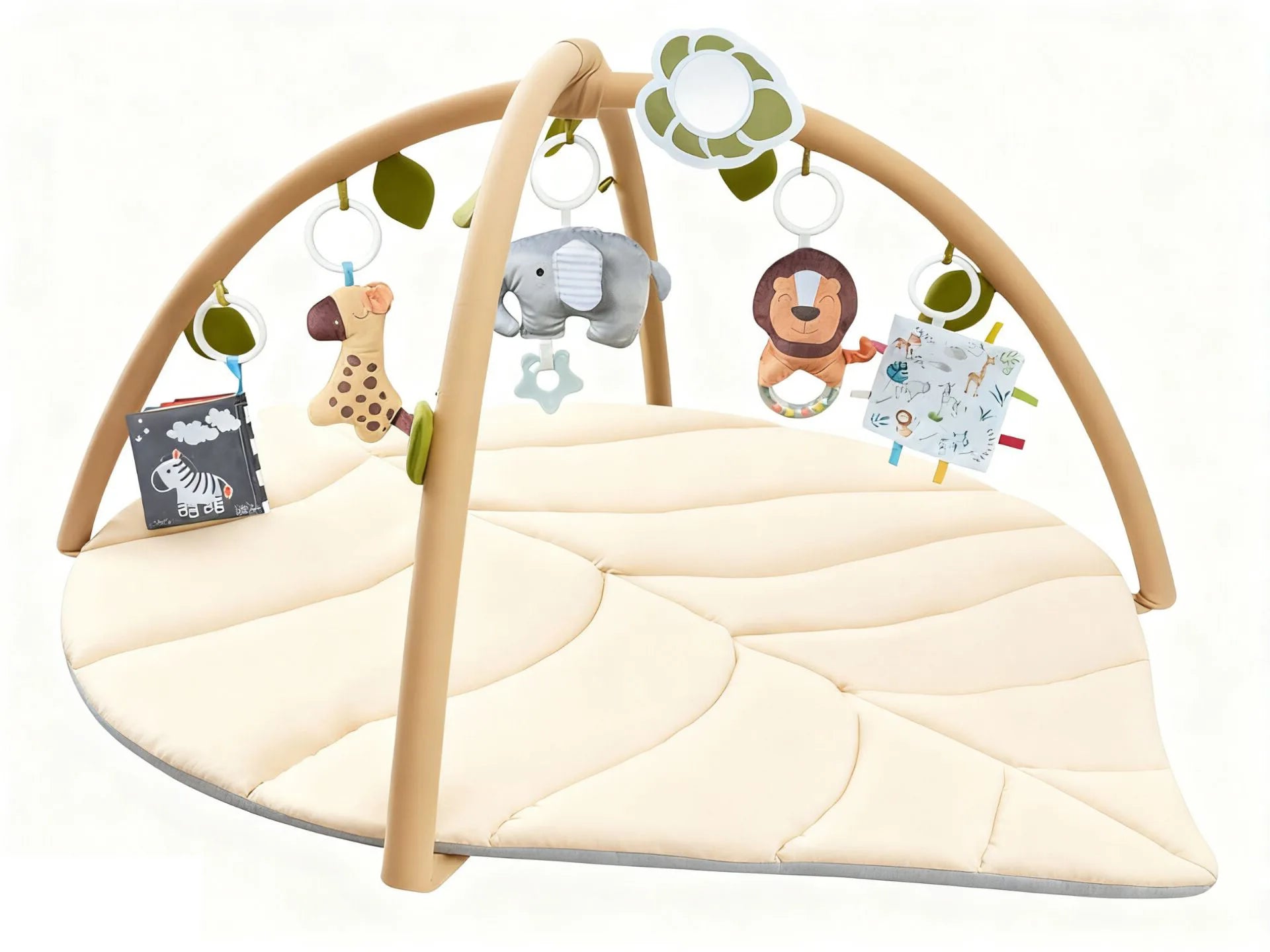 Leaf Baby Game Mat For Crawling And Play With Pillow Cloth Book Pendant Toy Model LB-01