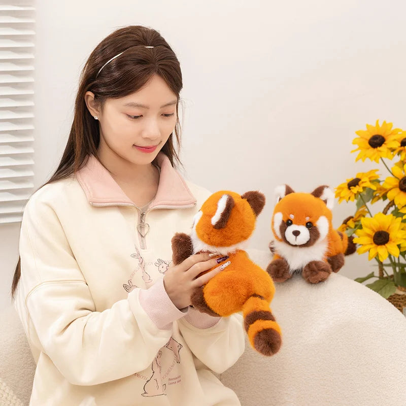 New Stuffed Animals Cute Raccoon Plush Toy Kawaii Cartoon Soft Raccoon Doll For Girls Children Kids Baby Birthday Gift 17cm