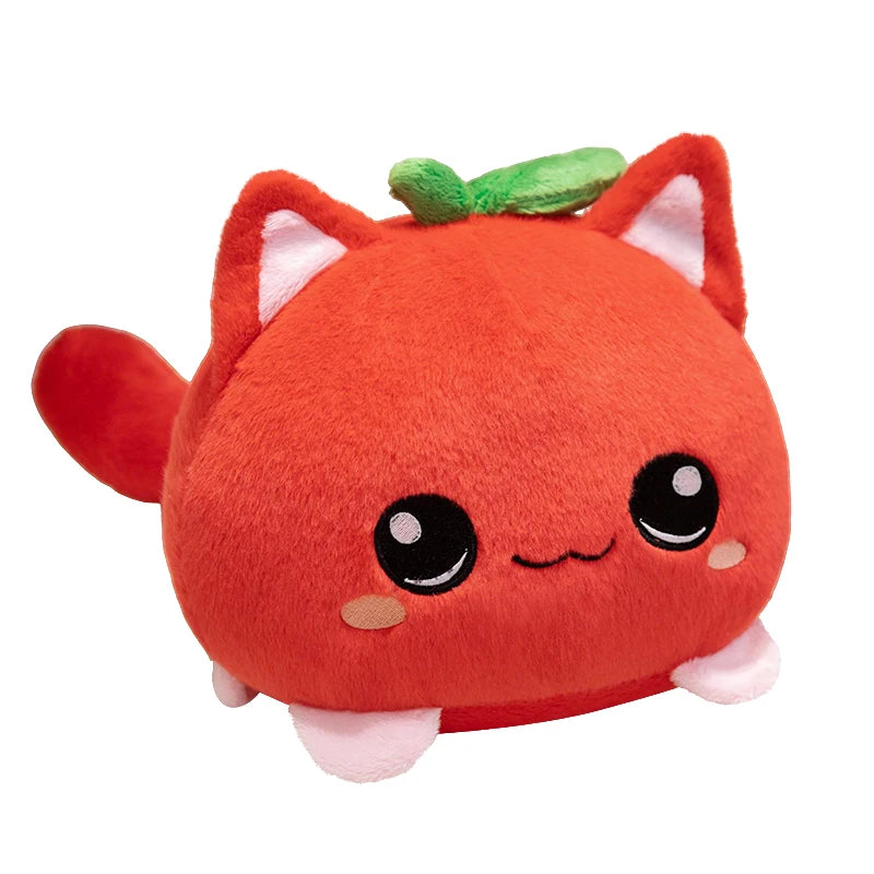 Cute Plush Strawberry Cat Plush Toy Model 001 For Kids Room Decor And Birthday Gift