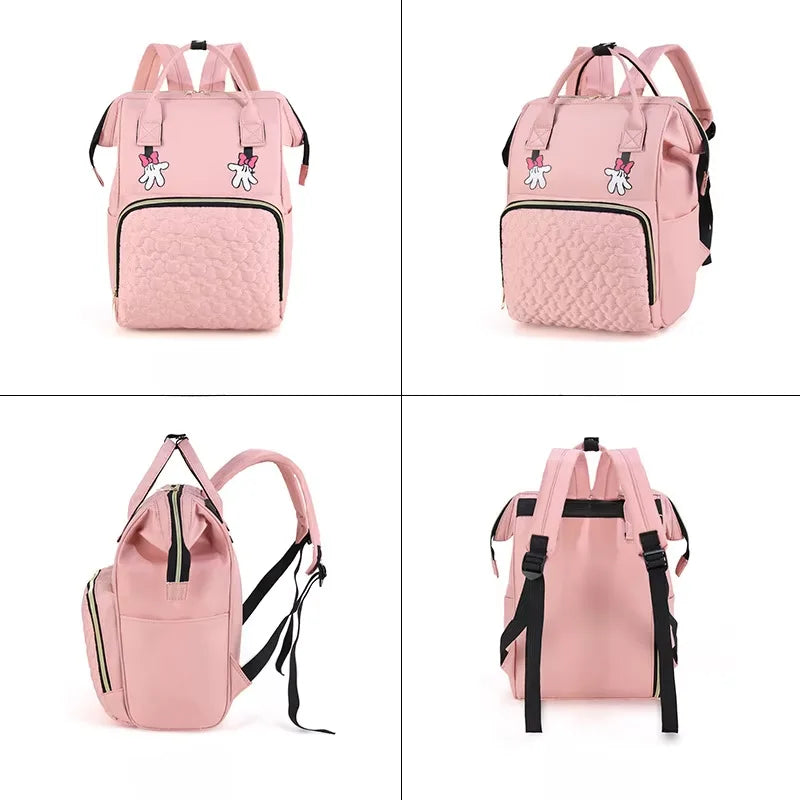 Personalized Name Mommy Bag Multi-functional Double Shoulder Storage Diaper Backpack for Outdoor Traveling Mom Gift