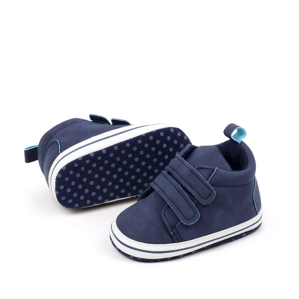 2025Hot Sale Autumn Baby Boys First Walking Indoor Outdoor Toddler Shoes With High Quality TPR Sole For 0-18M Fashionable Design
