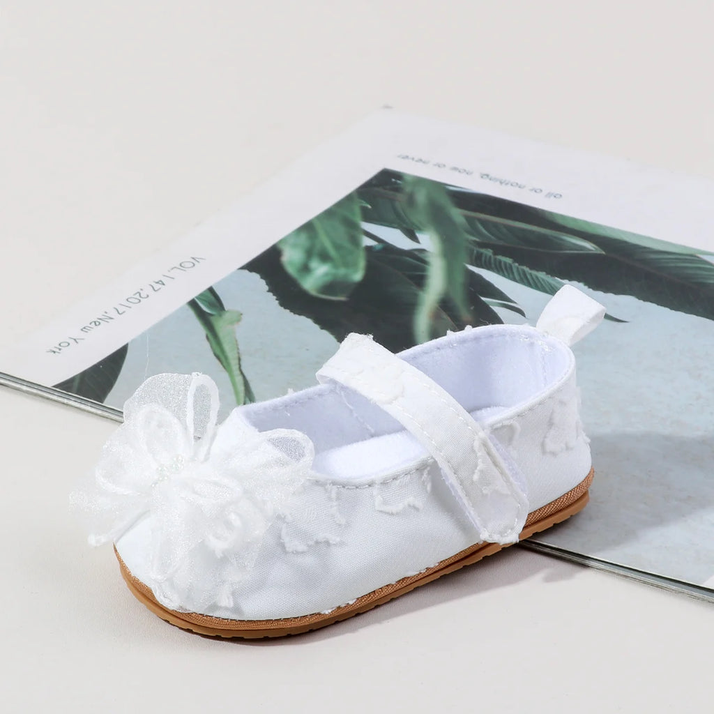 Spring And Summer Baby Girls Princess Shoes Cute Design First Walking Indoor Outdoor Toddler Shoes For 0-18 Months