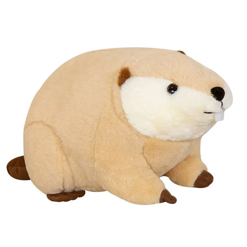 Hot 1pc 45cm/60cm Cute Nutria Peluche Toy Simulation Animal Dolls Kawaii Beaver Plush Pillow Stuffed Soft Birthday Decor Gift