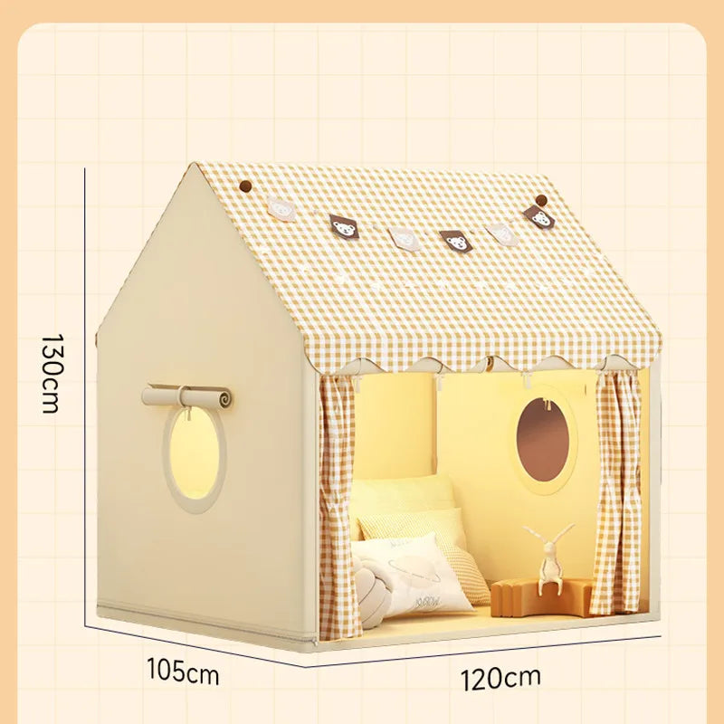 Children Small House Folding Indoor Outdoor Play Tent Baby Tent Large Kid Toys Tent Princess Castle Play House