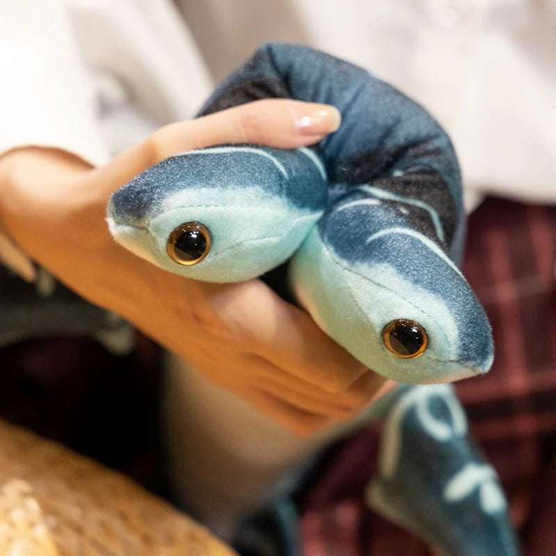 Stuffed Plush Animals Pillow for Children, Marine Creature, Hammerhead, Shark Simulation, Super Soft Toys, Christmas Presents