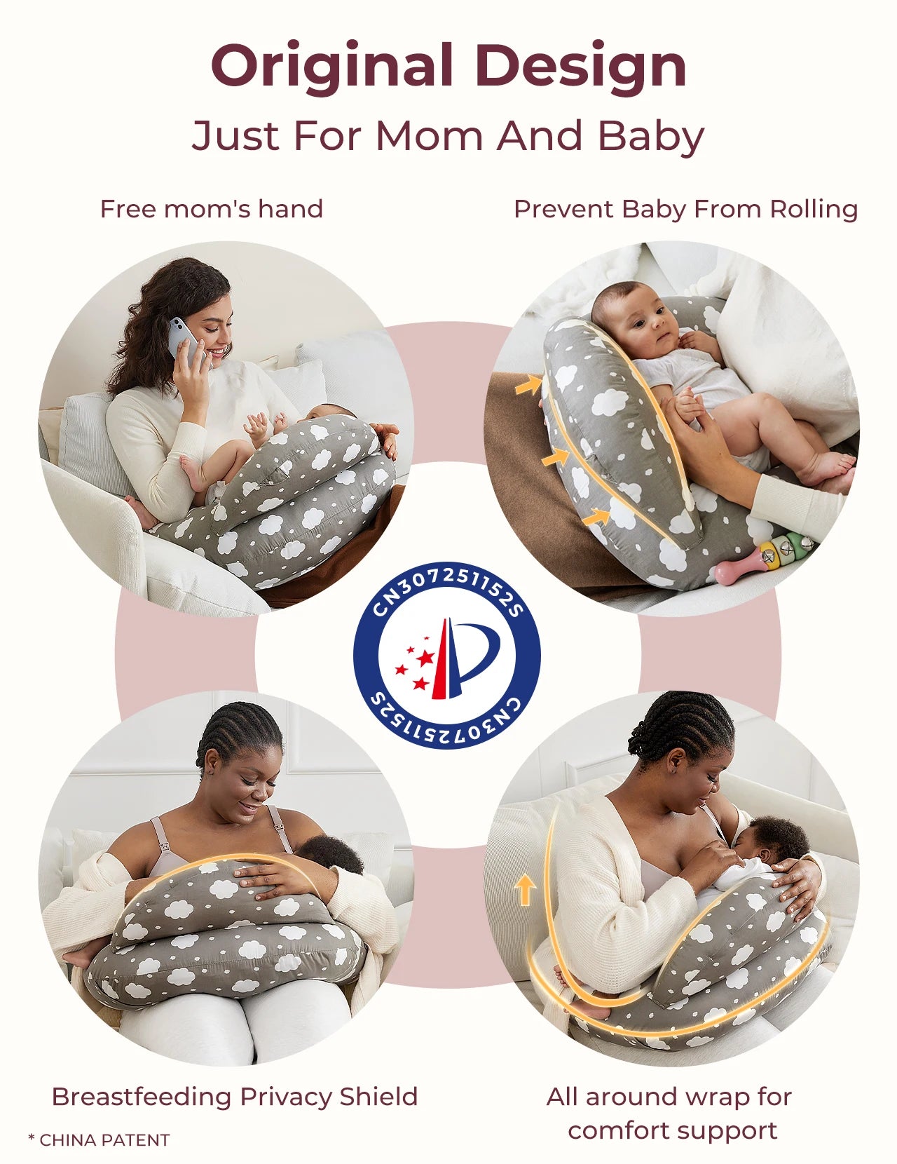 Momcozy Nursing Pillow for Breastfeeding