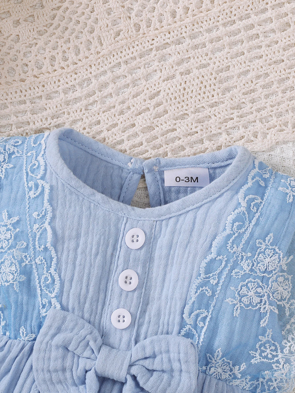 0-18 Months Baby Girl Romper Solid Color Sleeveless Round Neck Lace Edge Bow Romper+Headband Baby Girl Summer New Casual Bodysui
