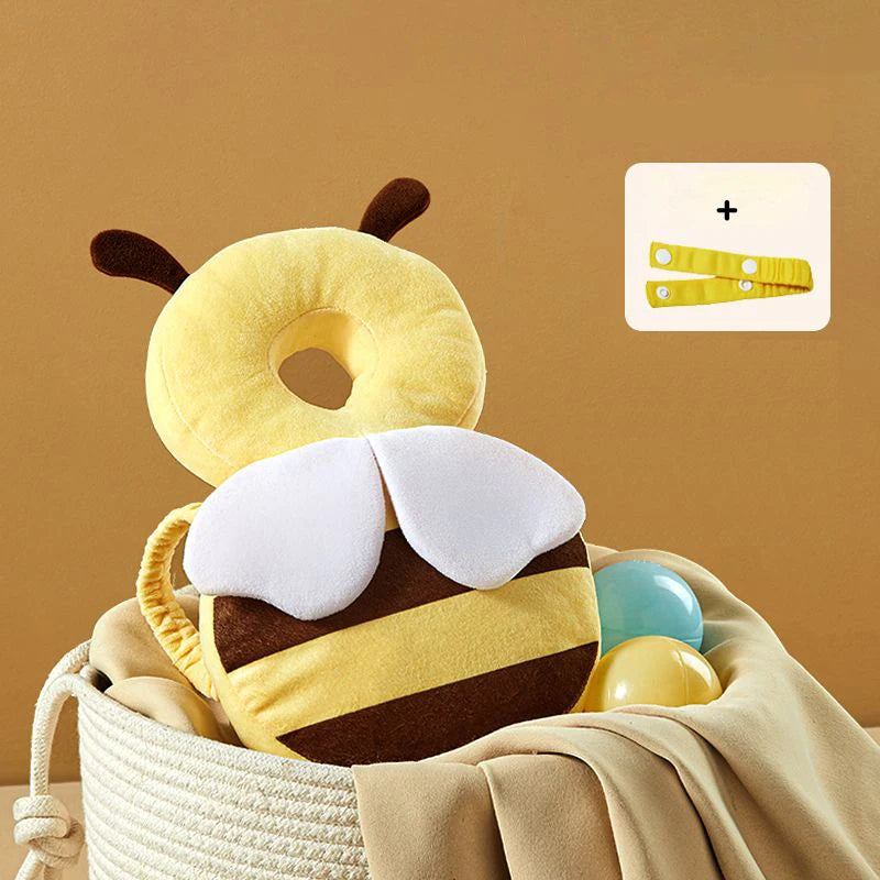 Little Bee Baby Head Protection Pillow Anti Fall Hat For Infants Breathable Head Back Protector Bibi