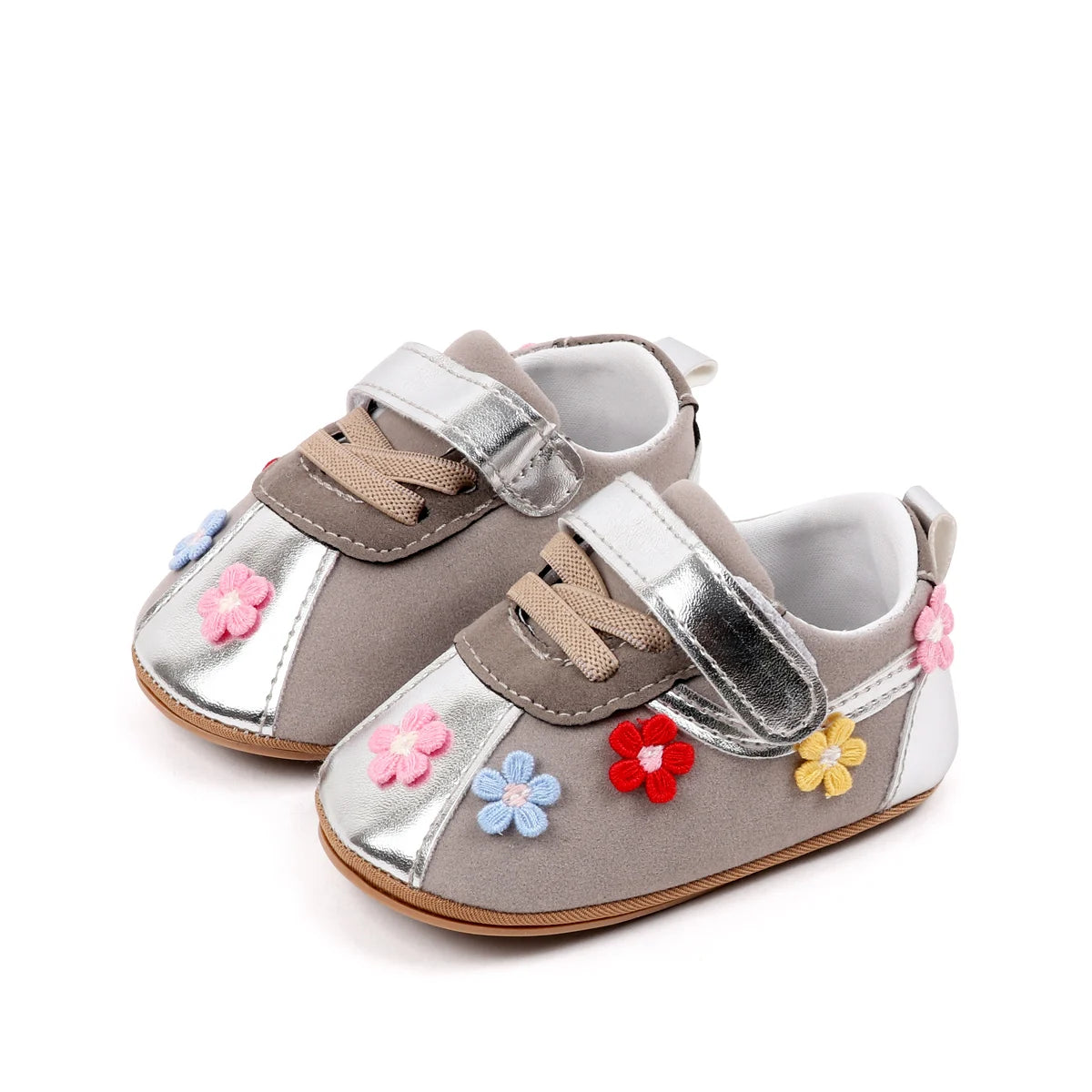 Spring And Autumn Baby Boys And Girls First Walking Toddler Shoes 0-1 Years Old High Quality Sneaker PU Leather TPR Sole