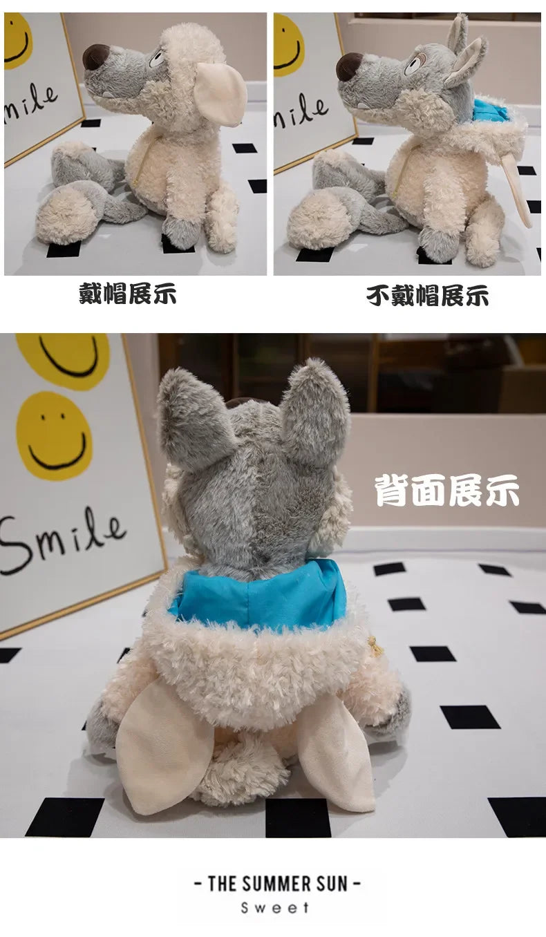 Camouflaged Wolf Plush Toy Sleepy Sheep Doll Forest Family Muppets Soft Sleep Pillow Wolf in Sheep's Clothing Birthday Gift