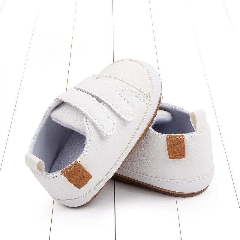 2025 New Fashion Baby Casual Sneaker Spring and Autumn Soft PU and TPR Sole Anti-slip High Quality Hot Selling for 0-18M