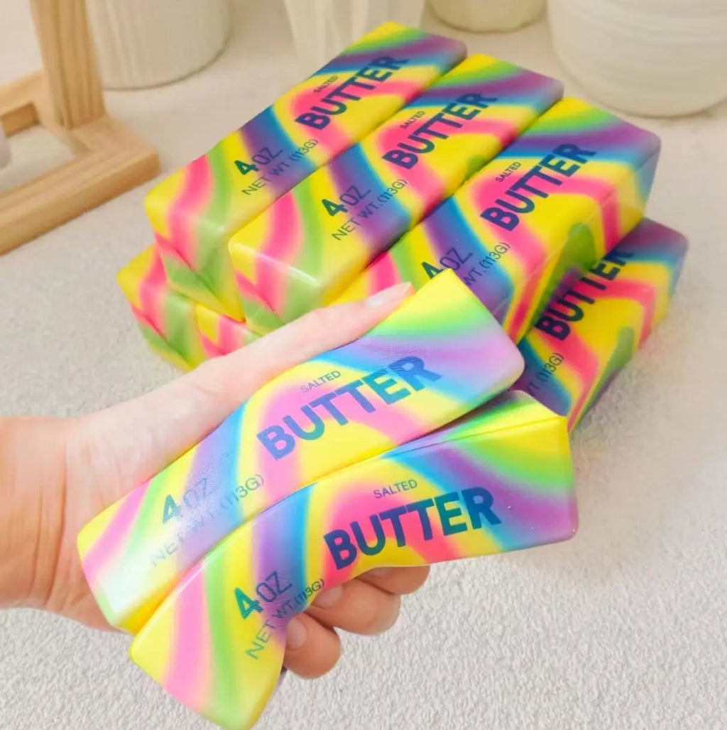 1/2/3/5Pcs Handmade Butter Stick Squishy Toy, Soft Sensory Relax Toy, Creative Present for Children & Adults
