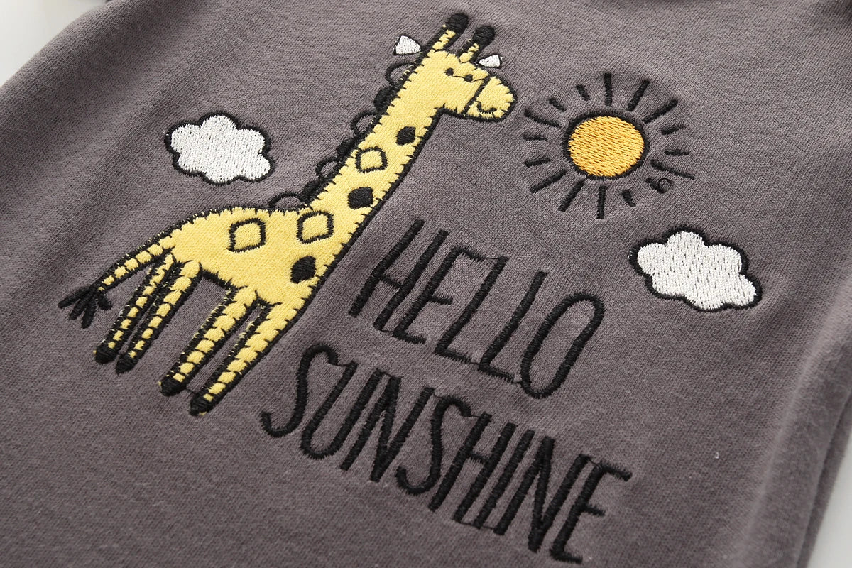 5 Pieces Cartoon Cute Baby Boy Bodysuits Summer Short Sleeve Newborn Girl Onesies Love Dad Love Mom 0-12 Months Infant Clothes