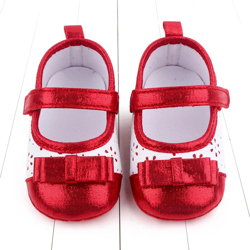 2025 Hot Selling New Style Spring Autumn Newborn Baby First  Toddler Shoes Cute Bow Princess Shoes New Casual Shoes For 0-18M