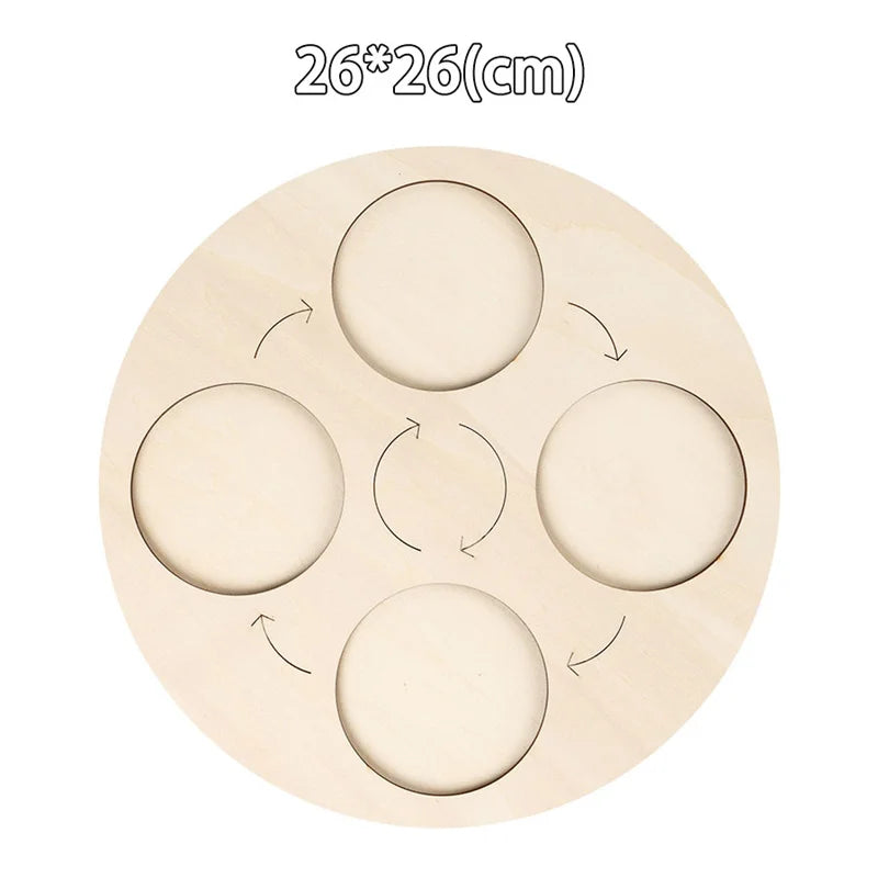 Montessori Wooden Lifelike Insect Animal Life Cycle Board Teaching Plant Animals Growth Cycle Model Set Preschool Cognitive Toy