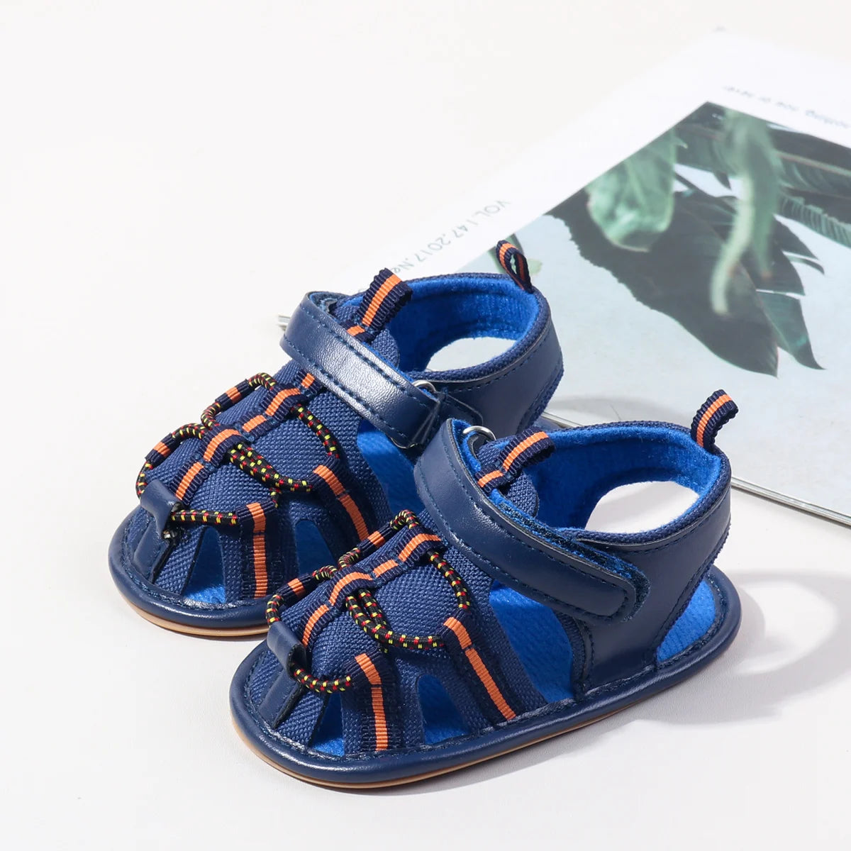 Spring And Aummer New Baby Shoes For Boys And Girls; Infant Cute Sandals With Anti-slip Rubber Soles For Llearning To Walk