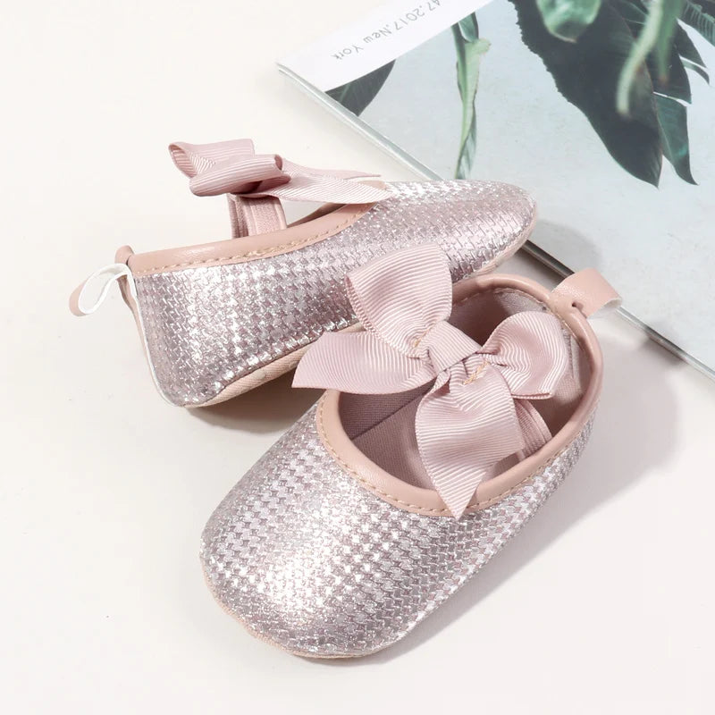 2025 Hot Selling Baby Girls Princess First Walking Indoor Outdoor Toddler Shoes Fully Paved with Diamonds Design For 0-18M