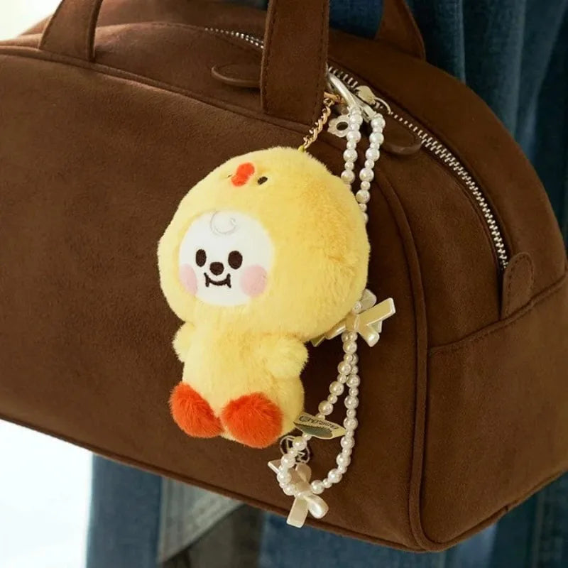BT-21 KPOP Korean Popular Fashion Zoo series.doll keychain Plush Pendant Bag Hanging Gift Plush toys.ARMY Fan collection gifts