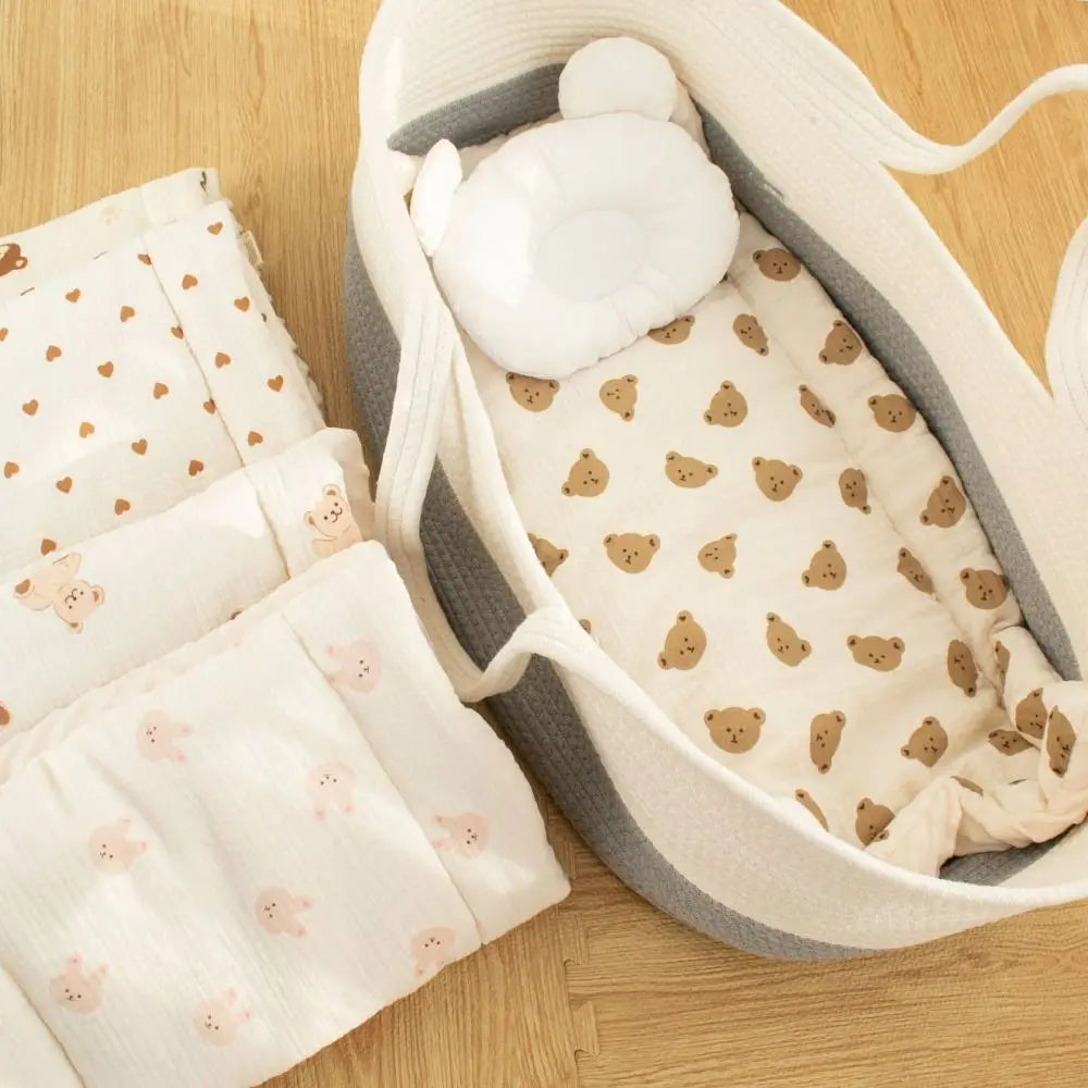 Soft Baby Stroller Cushion Comfortable Breathable Baby Pram Seat Mat Car Seat Cartoon Printed Dining Chair Cotton Pad