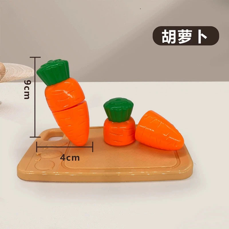 Chechele Montessori Educational Toy Vegetables Fruits And Seafood Play Set Model V1