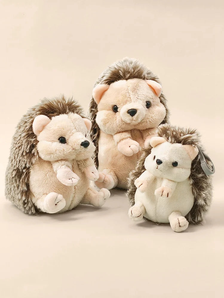 Cute Hedgehog Plush Toy Stuffed Animal Sleeping Companion Doll for Room Decor Adorable Birthday Gift