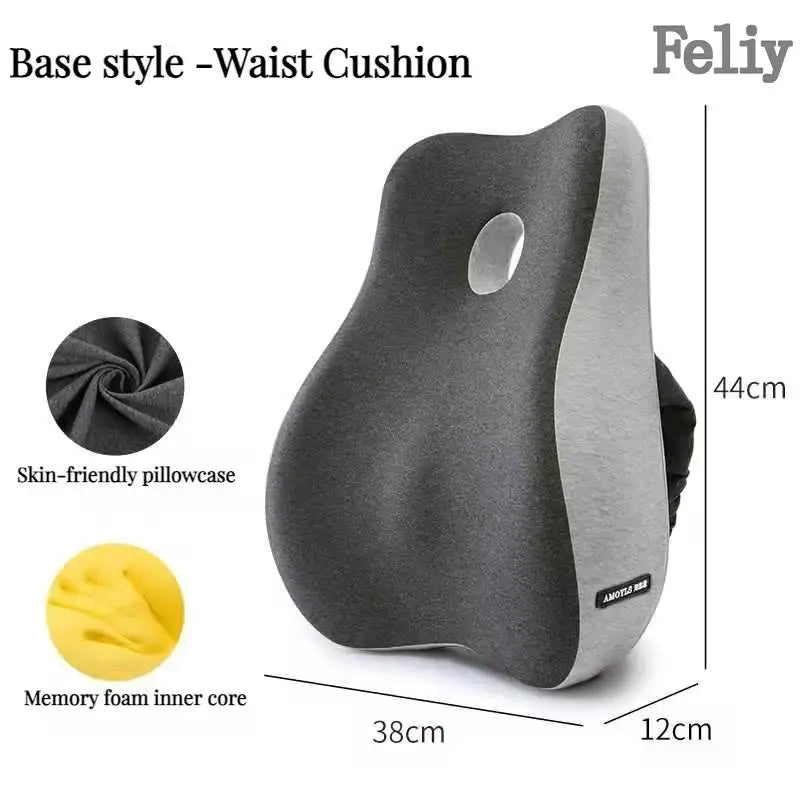 ComfiLife Memory Foam Office Chair Cushion Back Support Lumbar Pillow Model CSM01