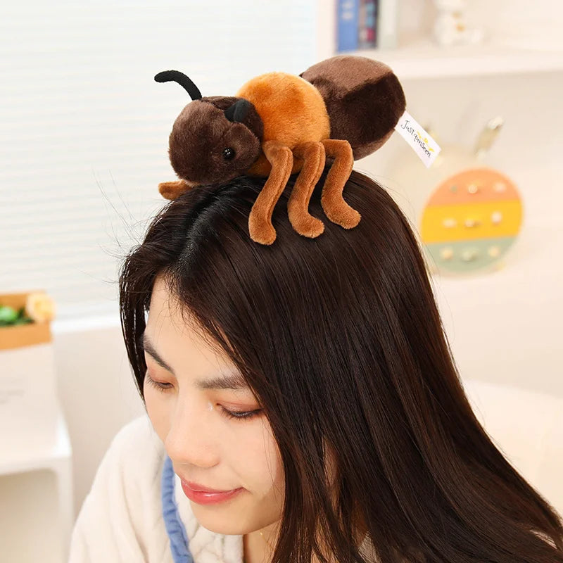 Hot 1pc 18cm Lovely Ant Plush Toys Simulation Plushie Doll Stuffed Soft Animal Toy Room Decoration Kids Birthday Gift