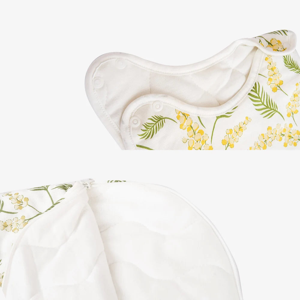 Elinfant Sleeveless Soft Newborn Baby Sleeping Bag Bamboo Cotton Warm Wearable Blanket Winter Print Vest Sleep Sack