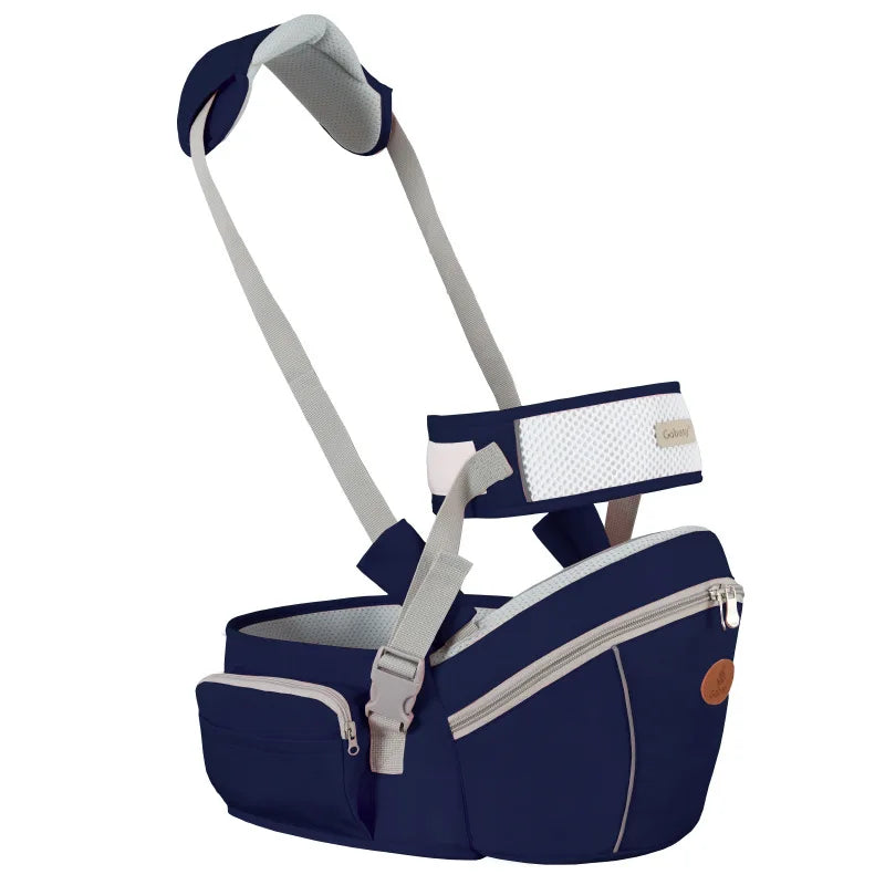 Ergonomic Baby Carrier With Hip Seat For Portable Infant Front Facing Kangaroo Style Sling