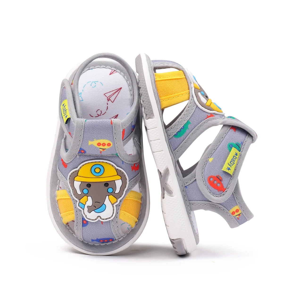 2025 Hot Summer New Design and High Quality Baby Boys And Girls First Walking Indoor Outdoor Toddler Shoes With Squeaky