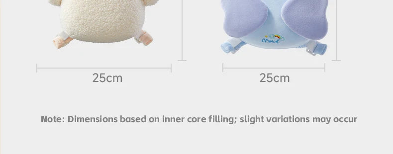 AIBEDILA 3-Sided Anti-Fall Safety Pad Cute Animal Baby Head Back Protector Pillow for Crawling Walking Toddlers 0-3T Gifts