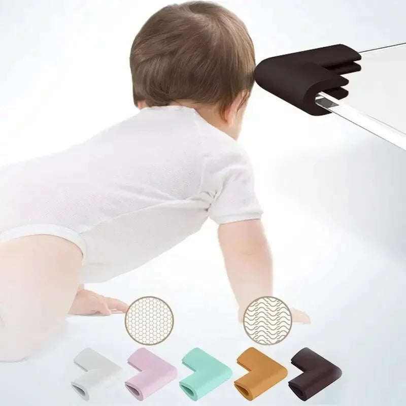 10Pcs/Lot Baby Safety Corner Protector Soft NBR Foam Baby Proofing Edge and Corner Guards Child Safety Corner Bumpers with Tapes