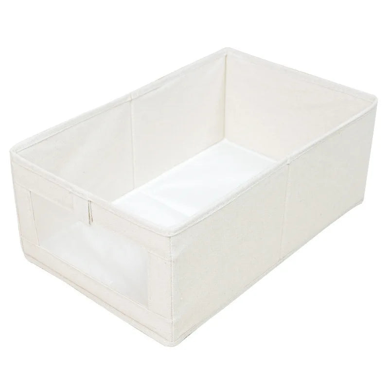 1Pcs Foldable Boxes Pants Storage Box Clothes Organizers of Cabinets and Drawers Fabric  for Bedroom Wardrobe Organization Home
