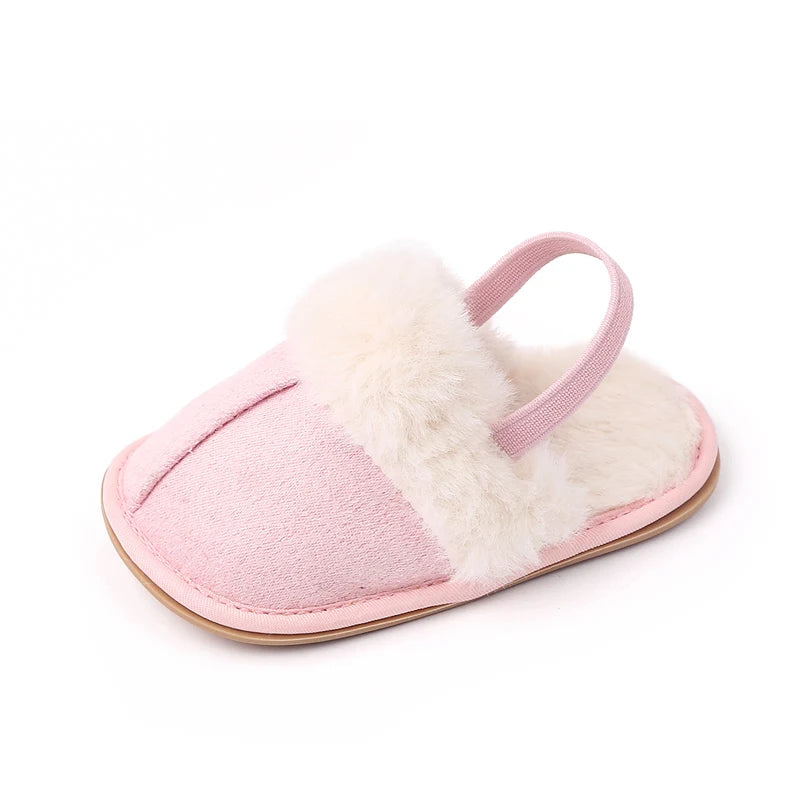 Baby Shoes Non Slip First Walkers Warm Cotton Upper For Newborn And Toddler Bc2345