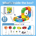 3D Electric Train Set Magic Flexible Race Track for Kid Track with Anti Gravity Car STEM Educational Building Toy Boys Girls Bir