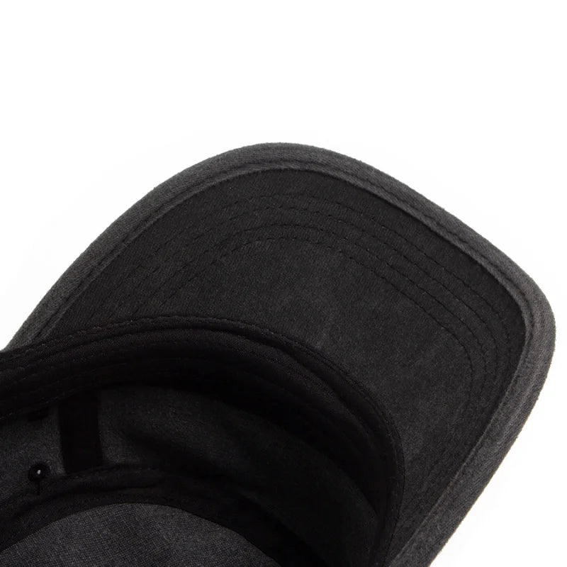 Washed Embroidered Letter Military Cap Vintage American Style Men's Flat Top Hat Sunshade Outdoor Casual Hat for Women Summer