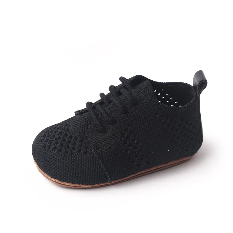 Spring Autumn Children's Mesh Sports Shoes Breathable Mesh Footwear Baby Shoes Casual Shoes 0-1 Years Old Soft Topped Baby Shoes