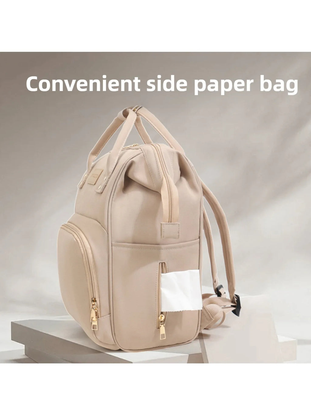 Fashion High Quality Backpack Double Shoulder Mommy Bag Large Capacity Travel Bag for Mother and Baby