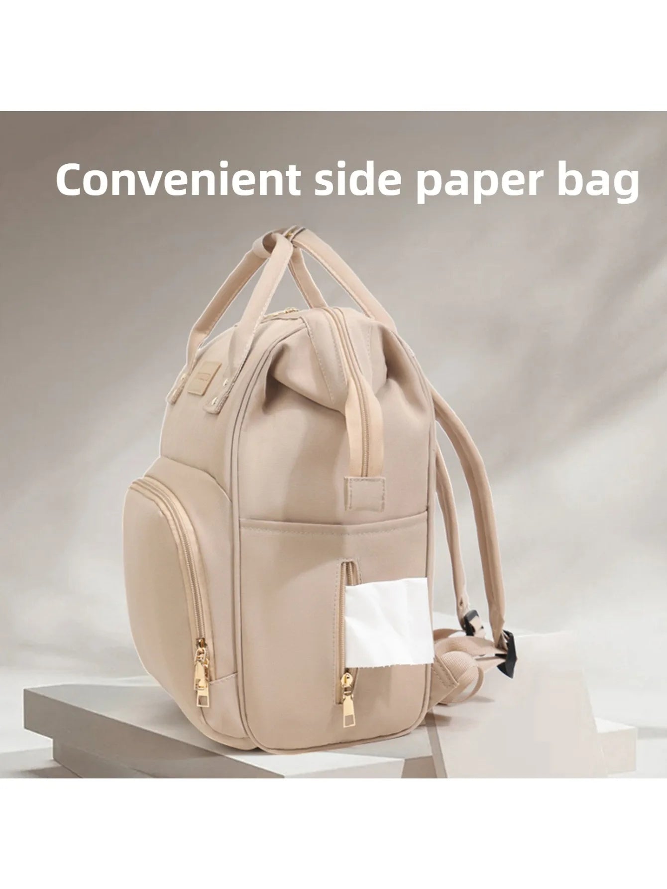 Fashion High Quality Backpack Double Shoulder Mommy Bag Large Capacity Travel Bag for Mother and Baby