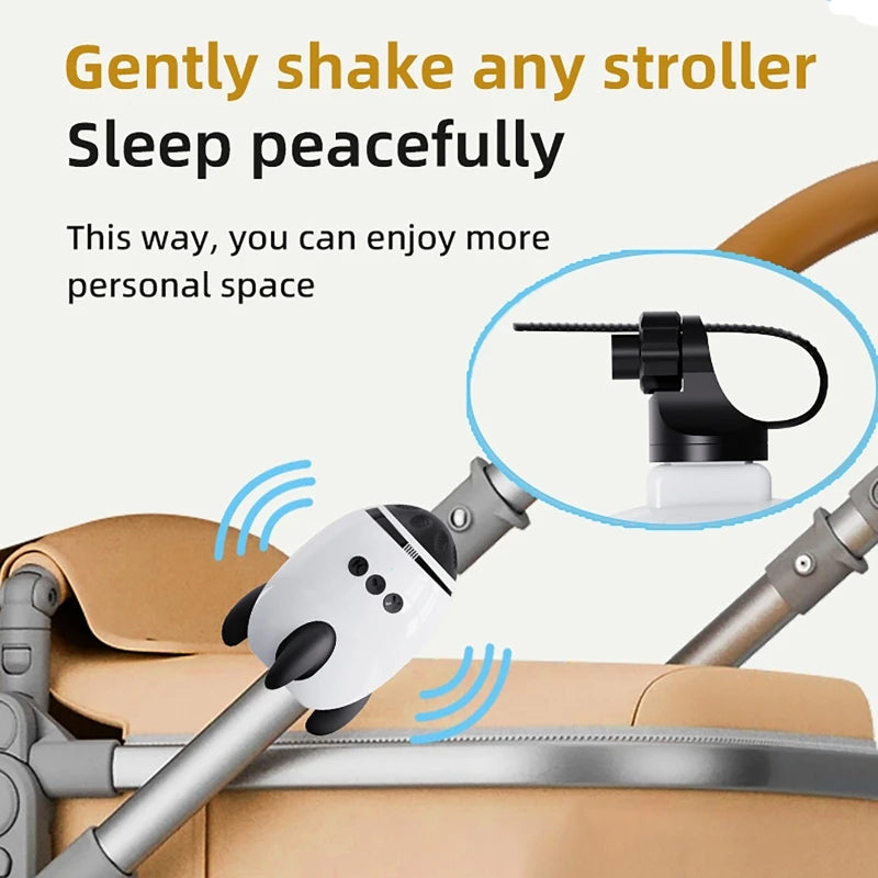 Baby Stroller Rocker Sound Machine Portable White Noise Sleep Aid Vibrating For Baby Soothing Natural Sounds Bluetooth Speaker