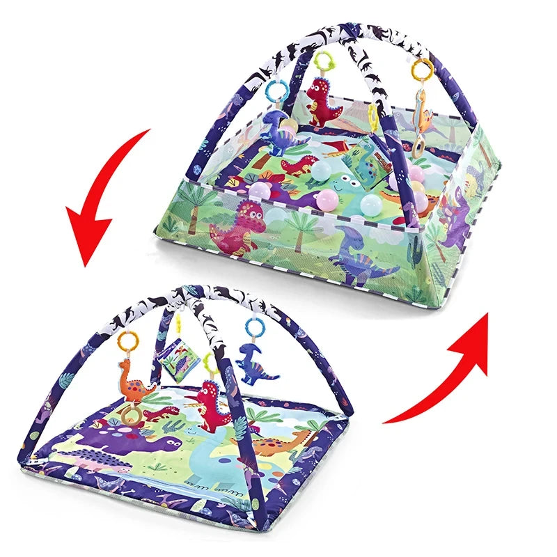 Newborn Sensory Skill Development Fitness Toys Multifunctional Game Blanket Hands Feet Exercise Mat Infant Toy