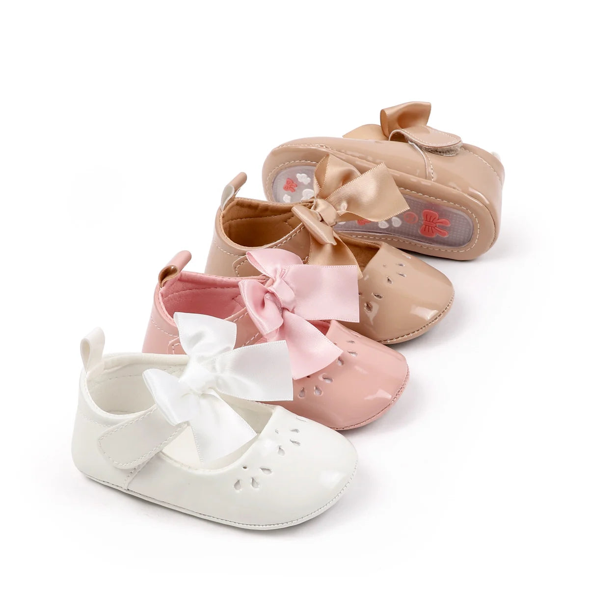 Casual Cute Solid Color Home Shoes For Baby Girls Lightweight Non-slip Walking Shoes For Indoor Spring And Summer Anti slip
