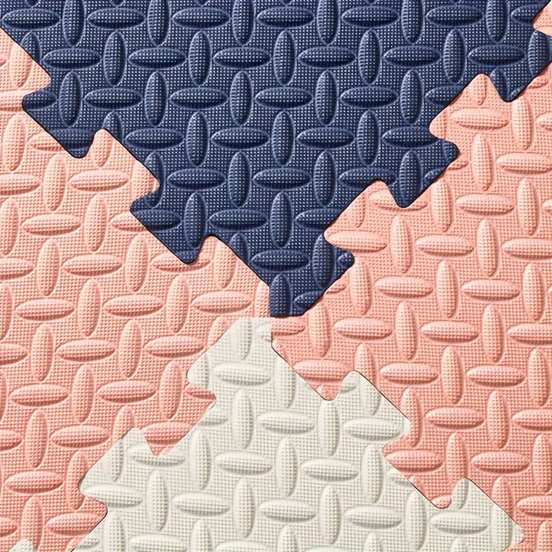 2.5cm Thick Baby Play Mat Tiles Interlocking EVA Foam Puzzle Floor Mats for Crawling Kids Room Safety Pad 2/6Pieces