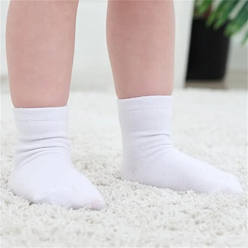 12 Pairs Baby Walking Socks Anti-Slip Dots Gym Floor Socks for Toddlers in Black White Grey Colors -  Socks for Kids to Walk