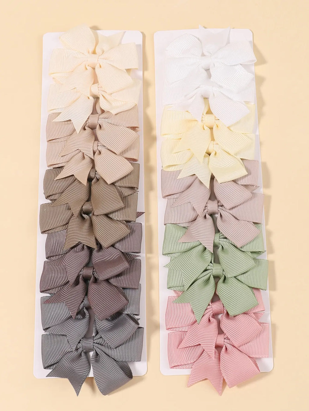 20Pcs Sunflower Ribbon Hair Clips 2.36 Inch Bangs Hair Clip Cheer up Bowknot Kids Girls Headdress Vibrant Color Mixed Bulk