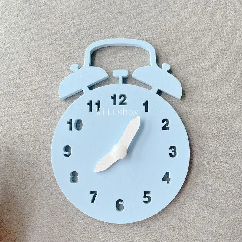 Baby Montessori Wooden Busy Board Educational Toy For Children Guinea Pig Dinosaur Clock Pattern GP01