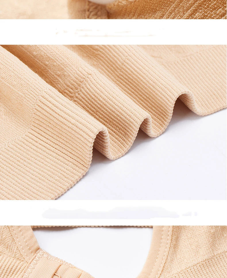 New High Quality Single Handed Front Buckle Nursing Bra Breathable Women Breastfeeding Underwear Seamless Maternity Bra Push Up