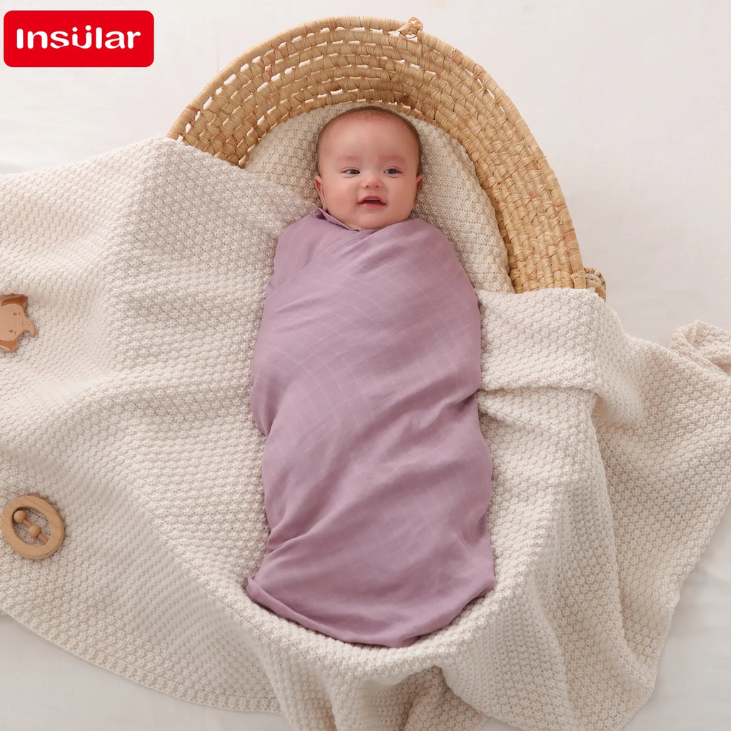 120*120 Cm Soft Muslin 100% Cotton Baby Blanket Cute Cartoon Newborn Blankets Bath Gauze Infant Wrap Sleepsack Stroller Cover