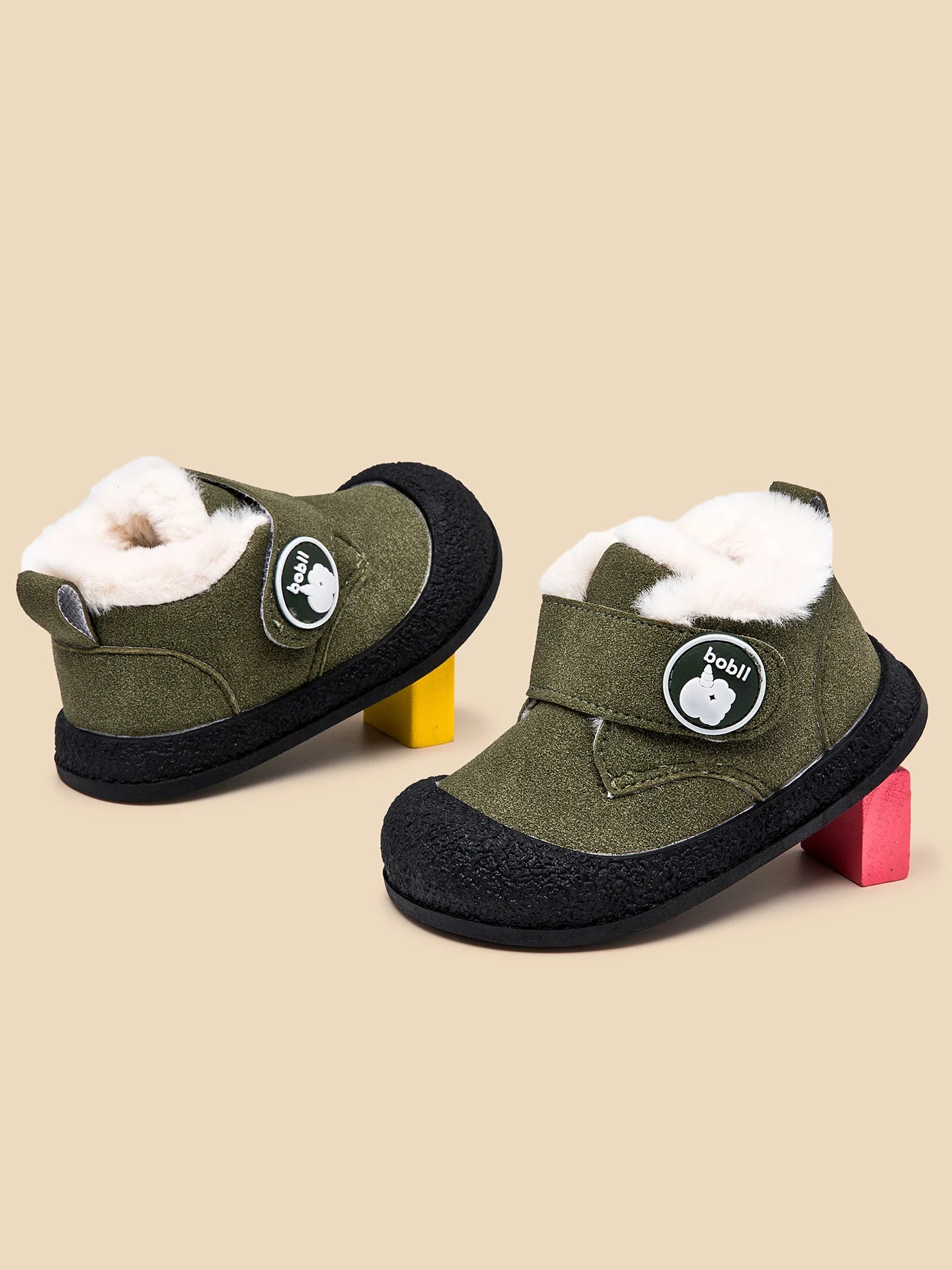 Hot Sale Winter Baby Boys And Girls First Walking Outdoor Toddler Cotton Shoes For 0-3Y High Quality Fleece-lined Design